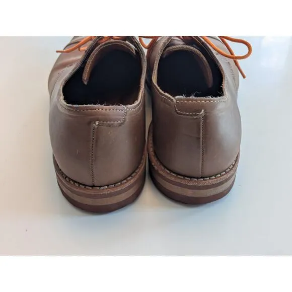 Allen Edmonds Oak Street Oxford Cap Toe w/ Dainite Sole Brown Leather Shoes 10 B