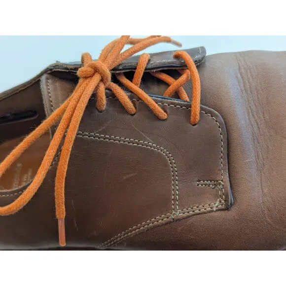 Allen Edmonds Oak Street Oxford Cap Toe w/ Dainite Sole Brown Leather Shoes 10 B