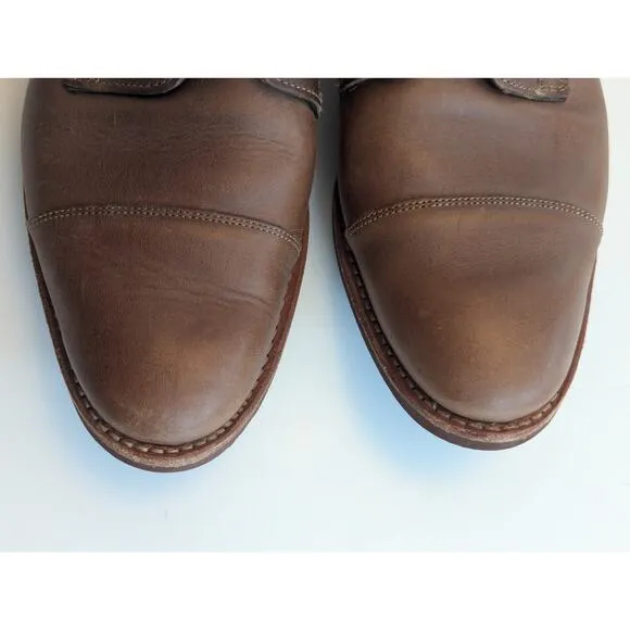 Allen Edmonds Oak Street Oxford Cap Toe w/ Dainite Sole Brown Leather Shoes 10 B