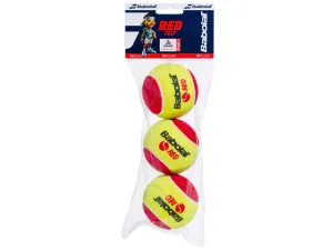 BABOLAT STAGE 3 RED TENNIS BALL 3 PACK