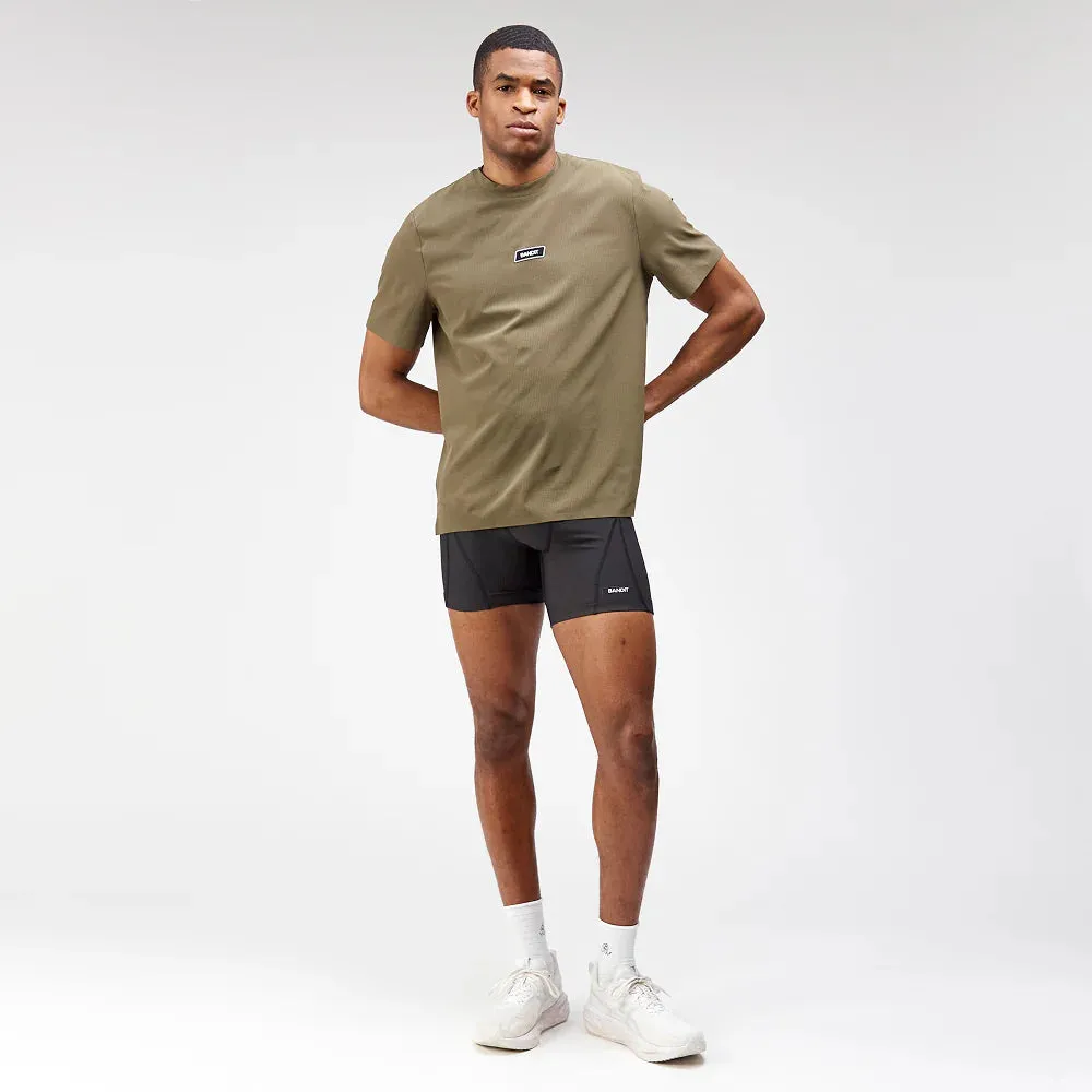 Bandit Running: MicroGrid Proto Tee - Dark Fatigue