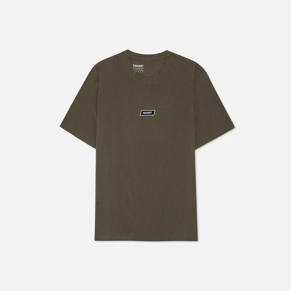 Bandit Running: MicroGrid Proto Tee - Dark Fatigue