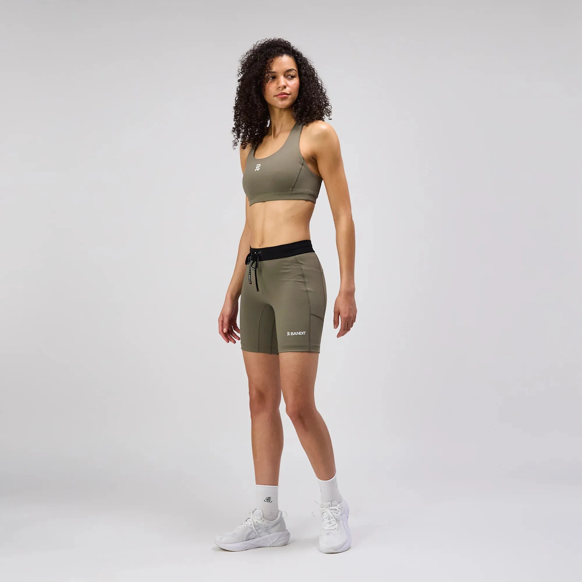 Bandit Running: Stamina Scoop Neck Run Bra - Fatigue