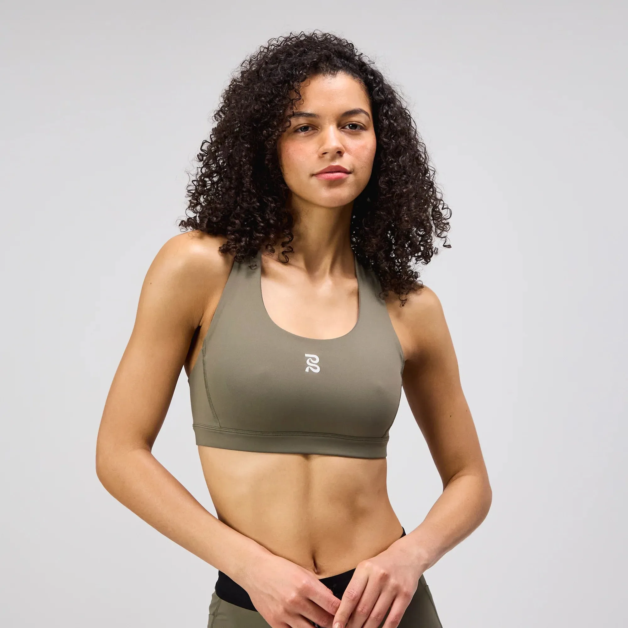 Bandit Running: Stamina Scoop Neck Run Bra - Fatigue