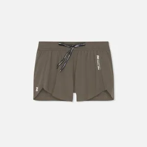 Bandit Running: Women's Vento™ 4" Training Short - Dark Fatigue