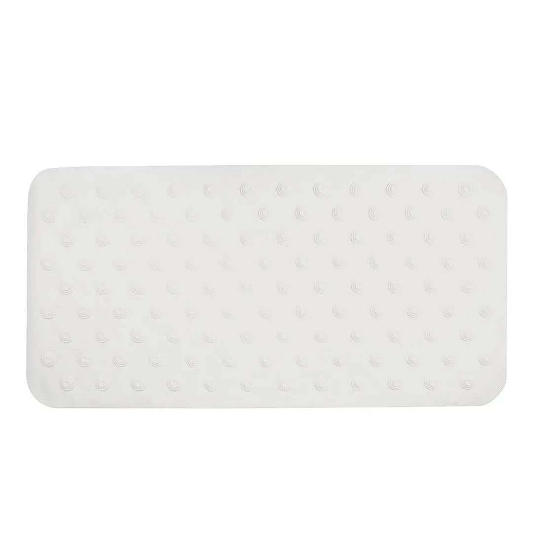 Bath Bliss Jumbo Xl Rubber Bath Mat - Beige 20X40 Inch