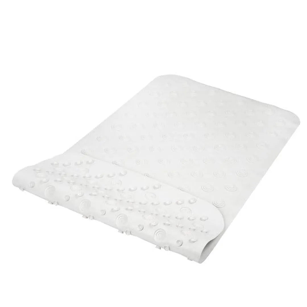 Bath Bliss Jumbo Xl Rubber Bath Mat - Beige 20X40 Inch