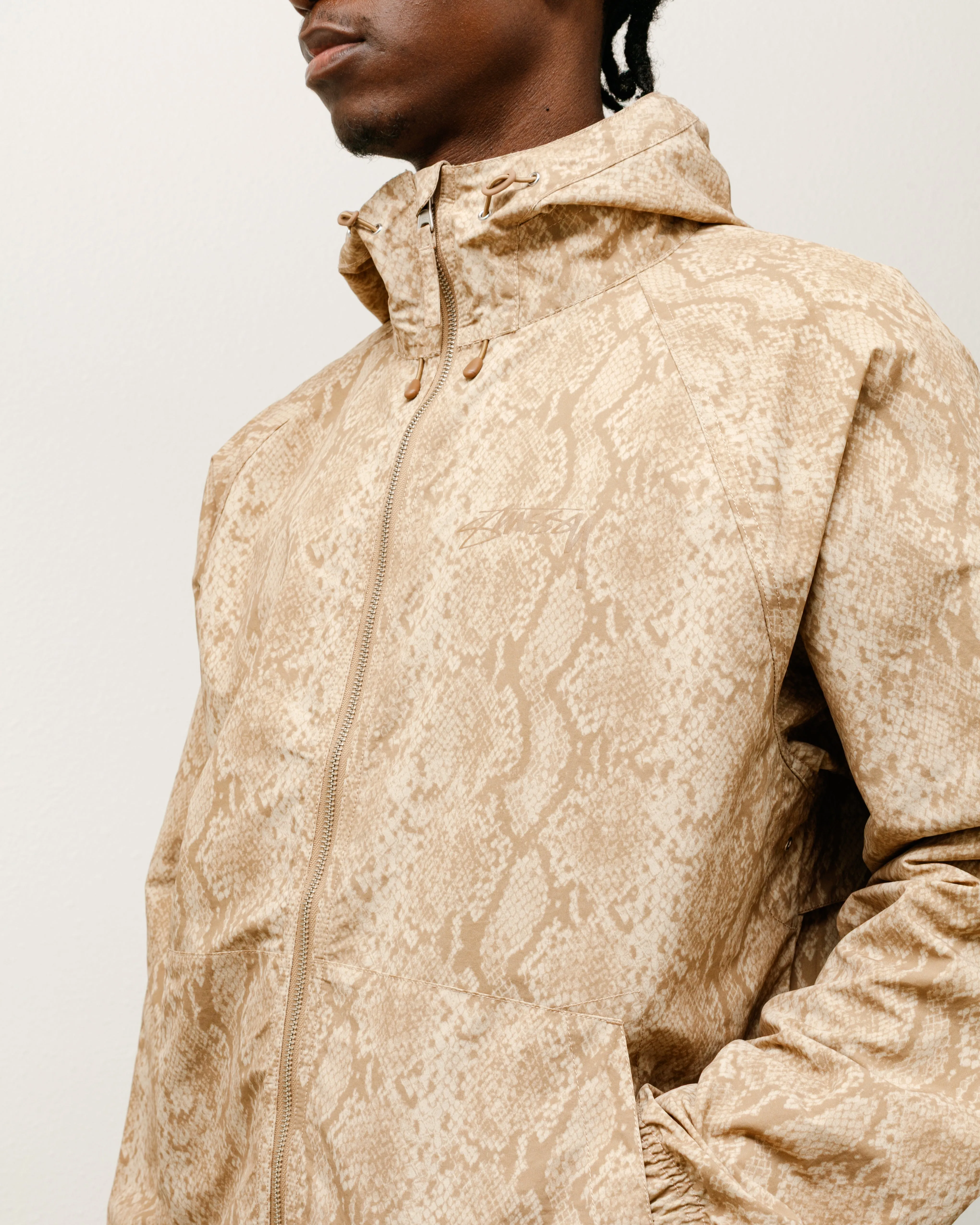 BEACH SHELL SNAKE PRINT NYLON