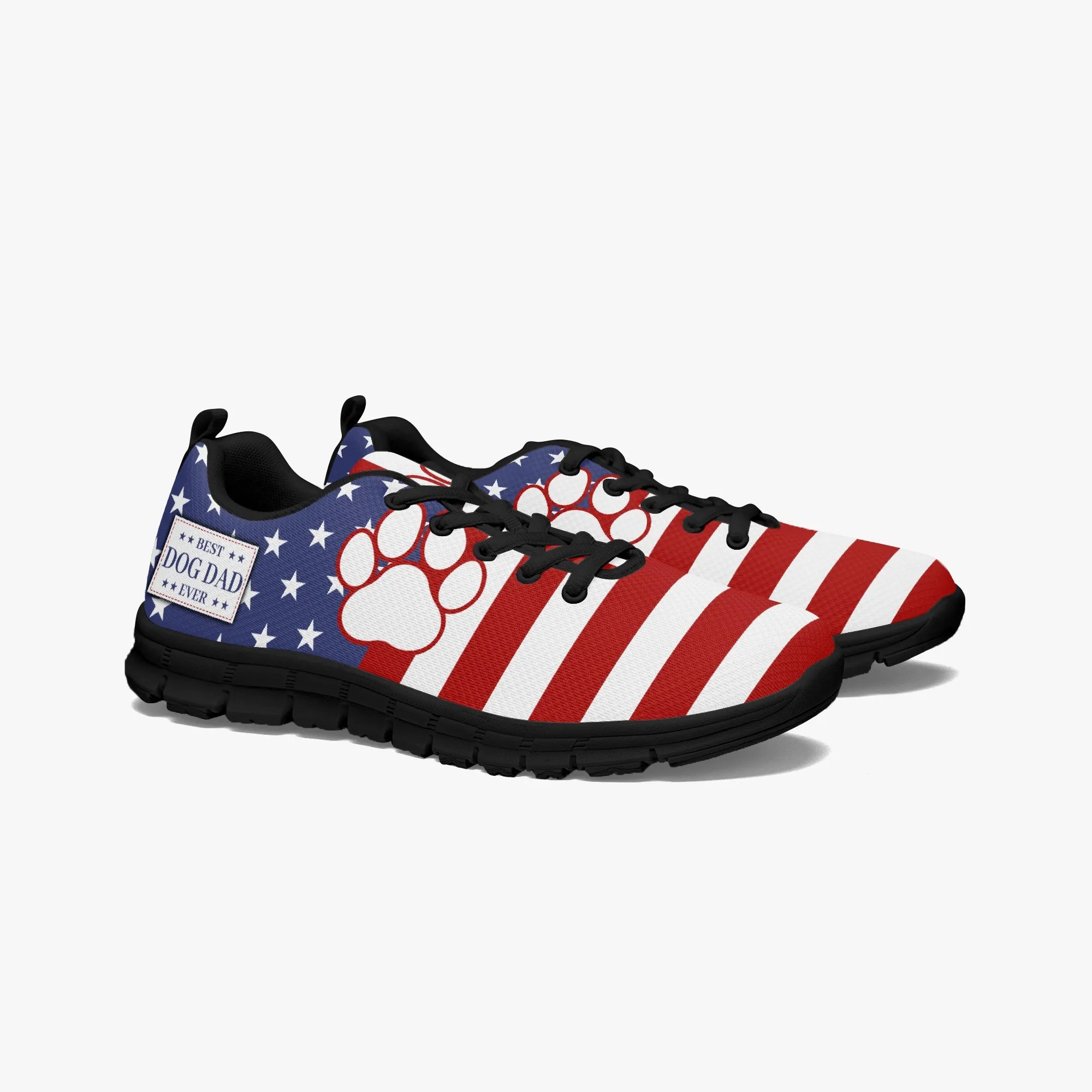 Best Dog Dad Ever Sneakers for Men, Running Shoes For Dog Lovers