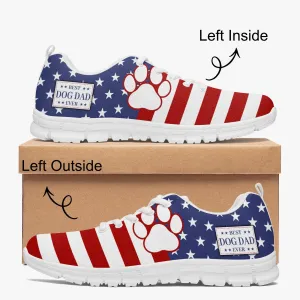 Best Dog Dad Ever Sneakers for Men, Running Shoes For Dog Lovers