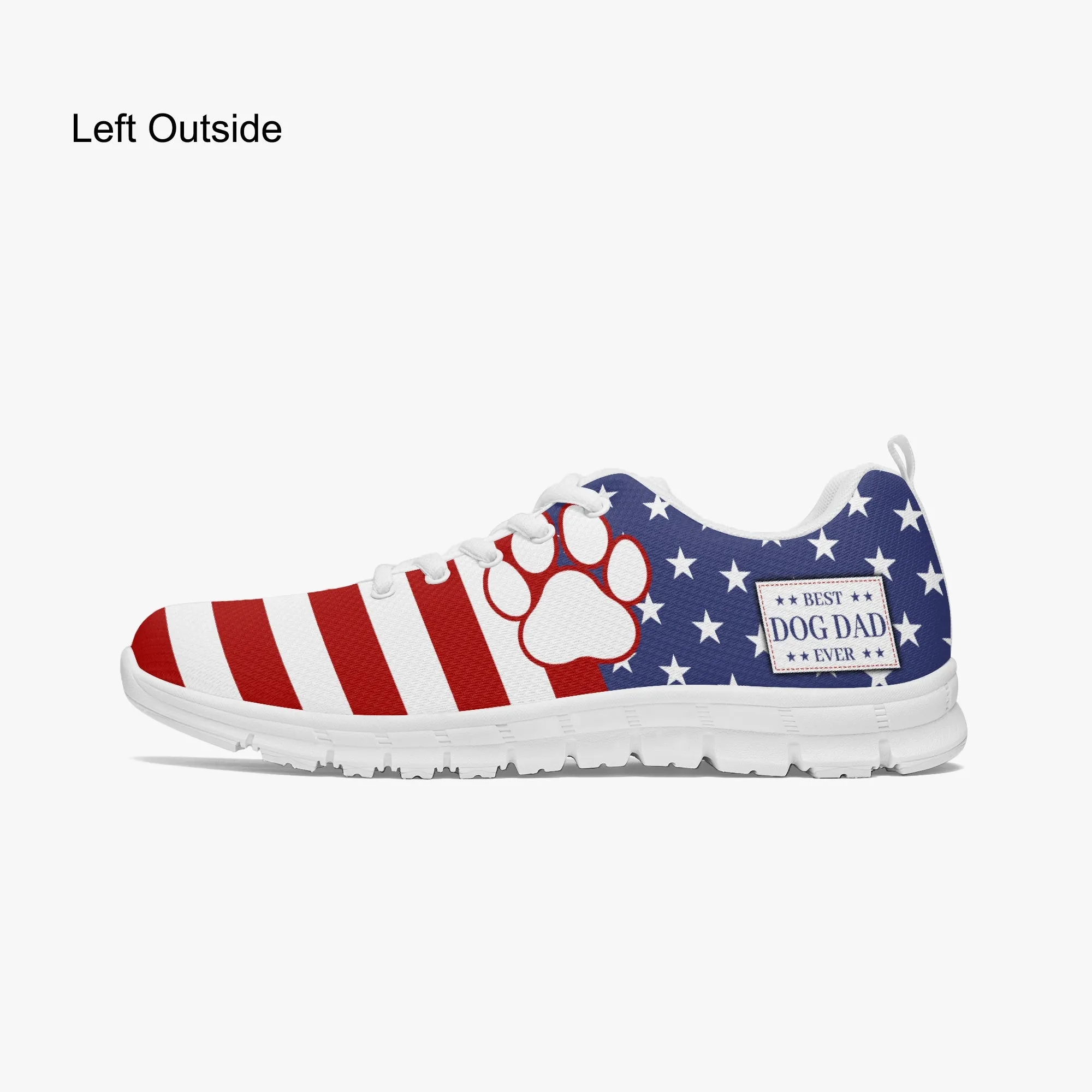 Best Dog Dad Ever Sneakers for Men, Running Shoes For Dog Lovers