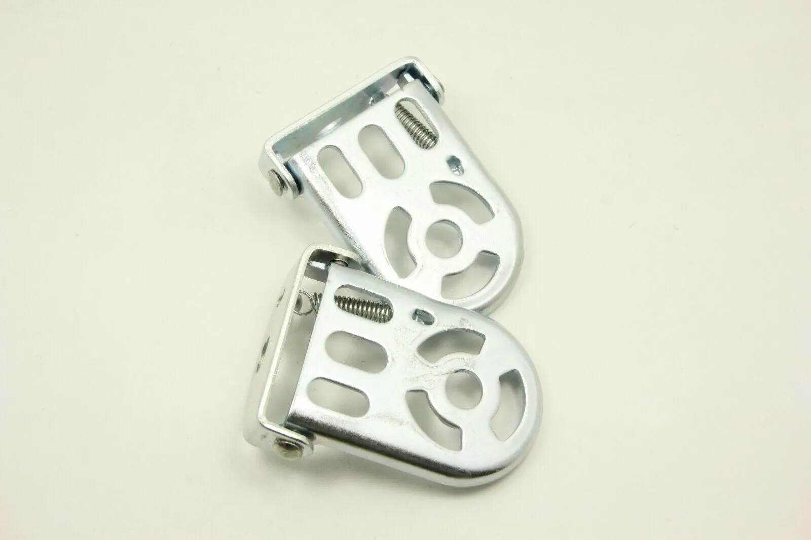 Bike Bicycle Foot Pegs Foot Board Foot Pads Kids Iron Silver