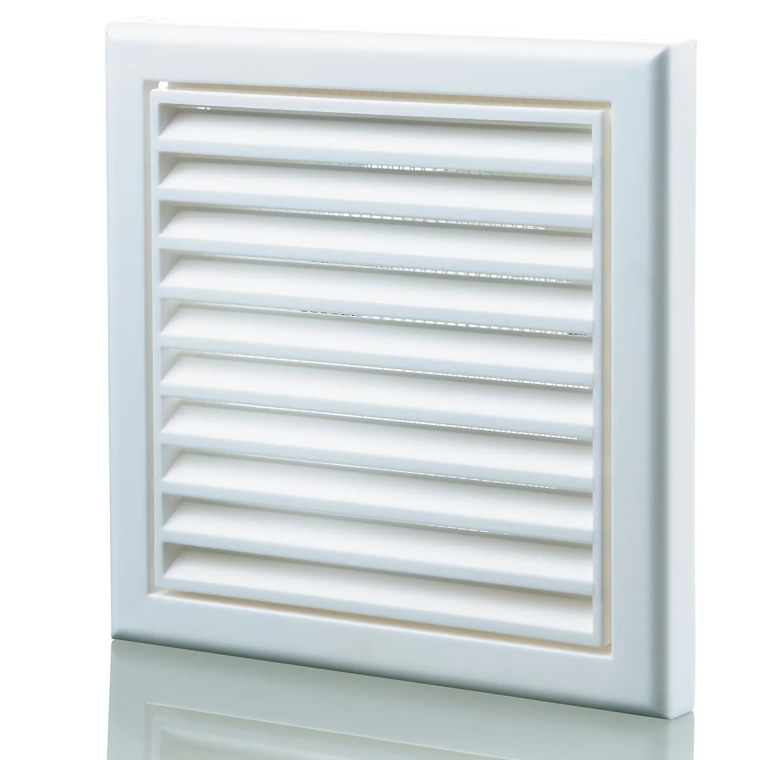 Blauberg BB-CHK-125-3-VSWH Cooker Hood Fixed Blade Grille Wall Vent Duct Kit Fan Extractor 5" 125mm White