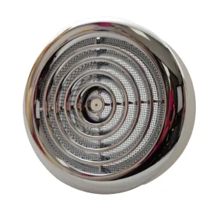 Blauberg DPR-100-CHROME Plastic Chrome Circular Ceiling Vent Diffuser Duct Extractor Ventilation Fan Grille - 4" 100mm