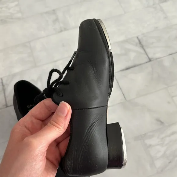 Bloch Children’s Black Audeo Jazz Tap Leather Tap Shoes