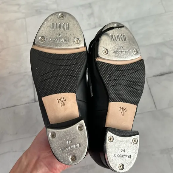 Bloch Children’s Black Audeo Jazz Tap Leather Tap Shoes