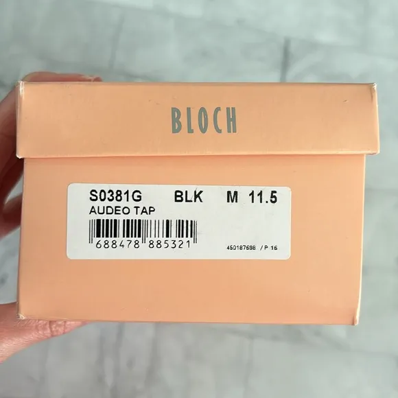 Bloch Children’s Black Audeo Jazz Tap Leather Tap Shoes