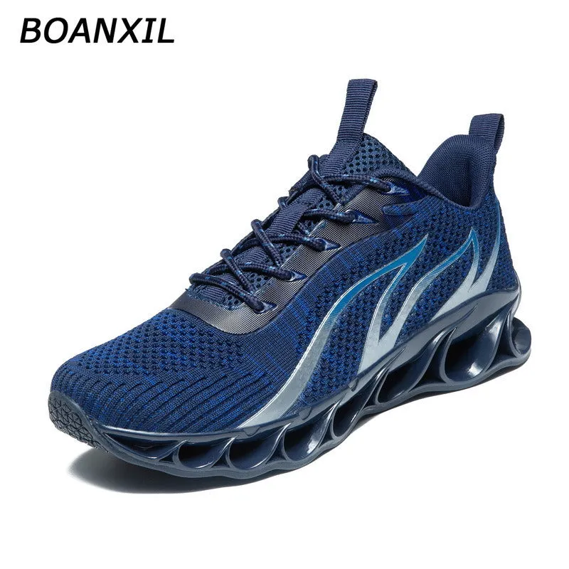 BOANXIL Shoes Men Thick Sole Hole Sneakers Male Mens Casual Shoes
