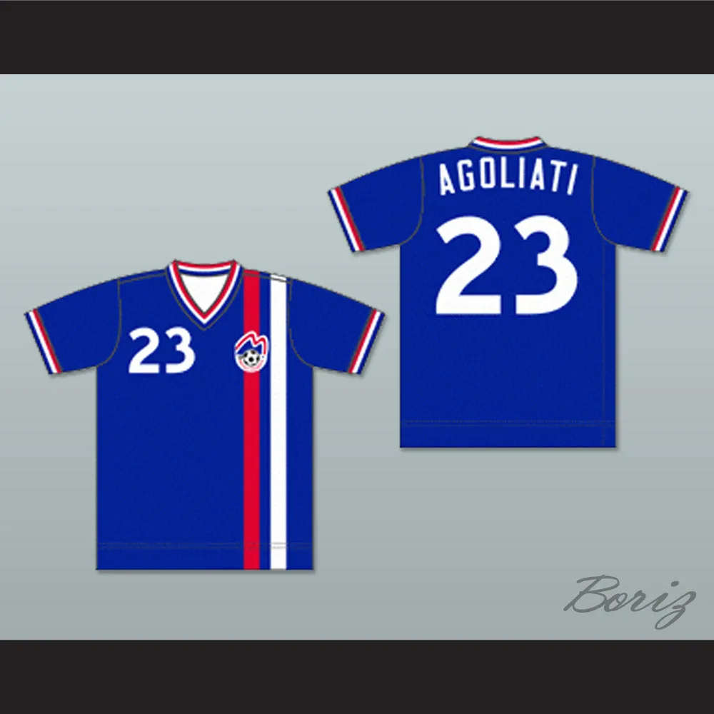 Boston Minutemen Blue Football Soccer Jersey
