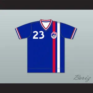 Boston Minutemen Blue Football Soccer Jersey