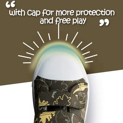 Boys and Girls Sneakers for green dinosaur  - K KomForme