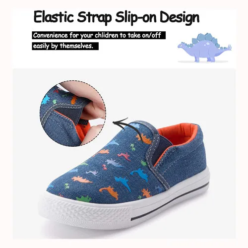 Boys Toddler Casual Sneakers Dinosaur -K KomForme