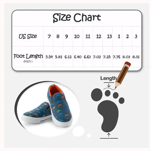 Boys Toddler Casual Sneakers Dinosaur -K KomForme