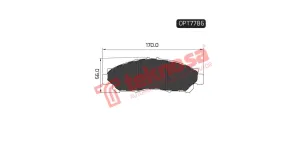 Brake Shoes Brake Pad Toyota Quantum 19 ( Front )