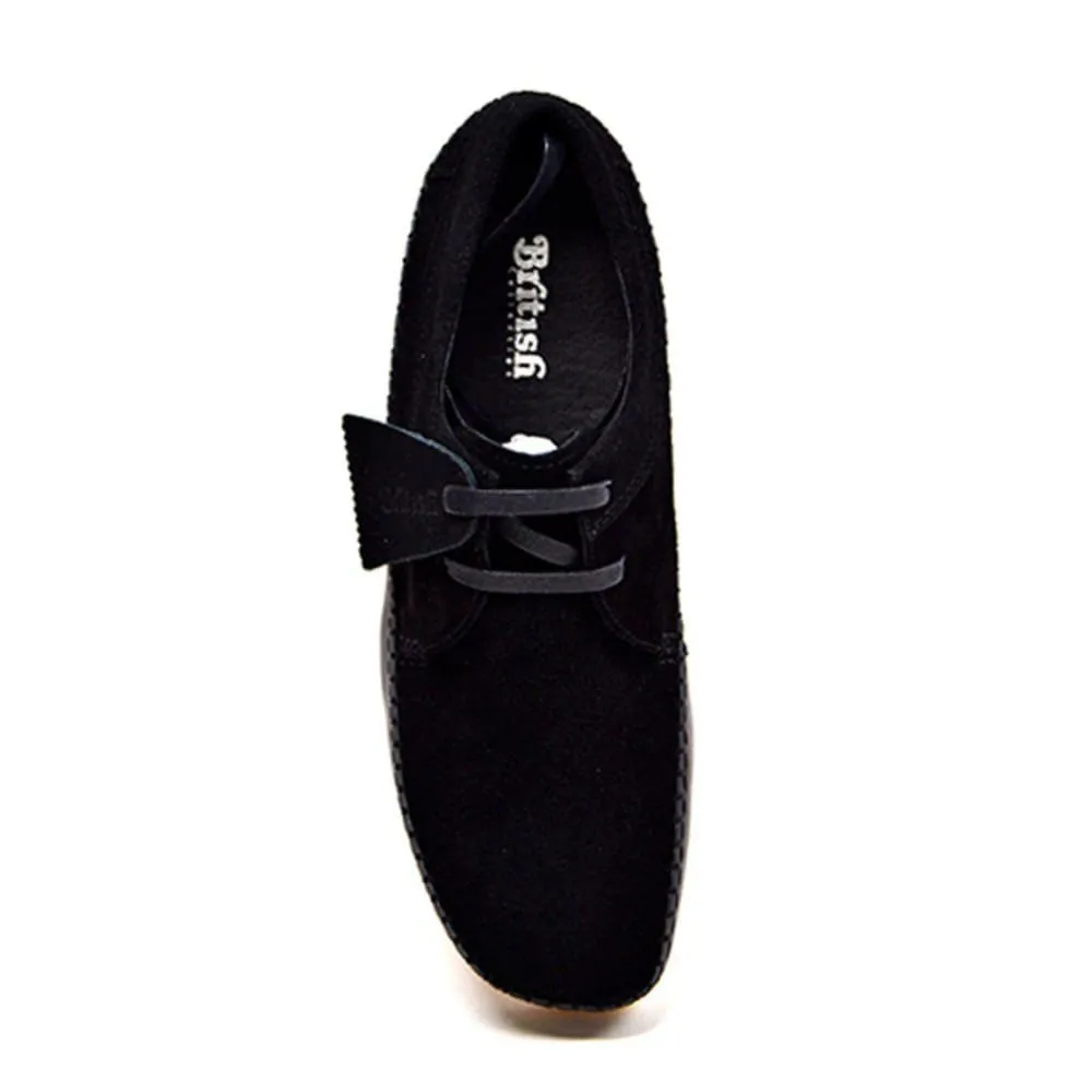 British Walkers Somerset Low Top Style Men's Suede Crepe Sole