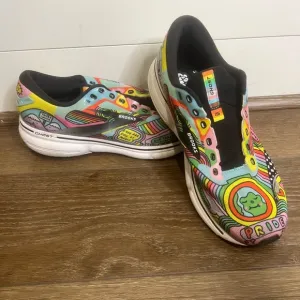 Brooks x Wednesday Holmes Ghost 15 'Run With Pride' Women's Running Shoes Sz11.5