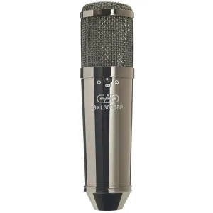 CAD GXL 3000 Large Multi-Pattern Condenser Microphone ~ Black Pearl Chrome