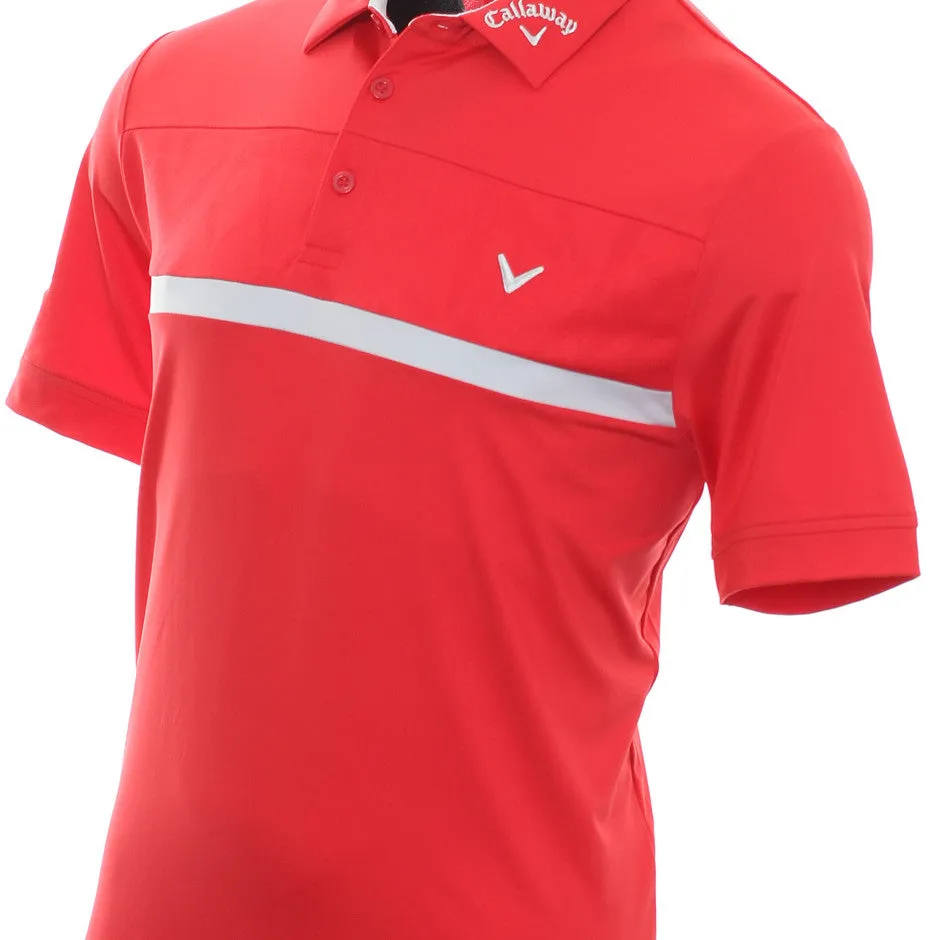 Callaway Golf Mens Premium Tour T-Shirt CGKS90B8-LYCHEE