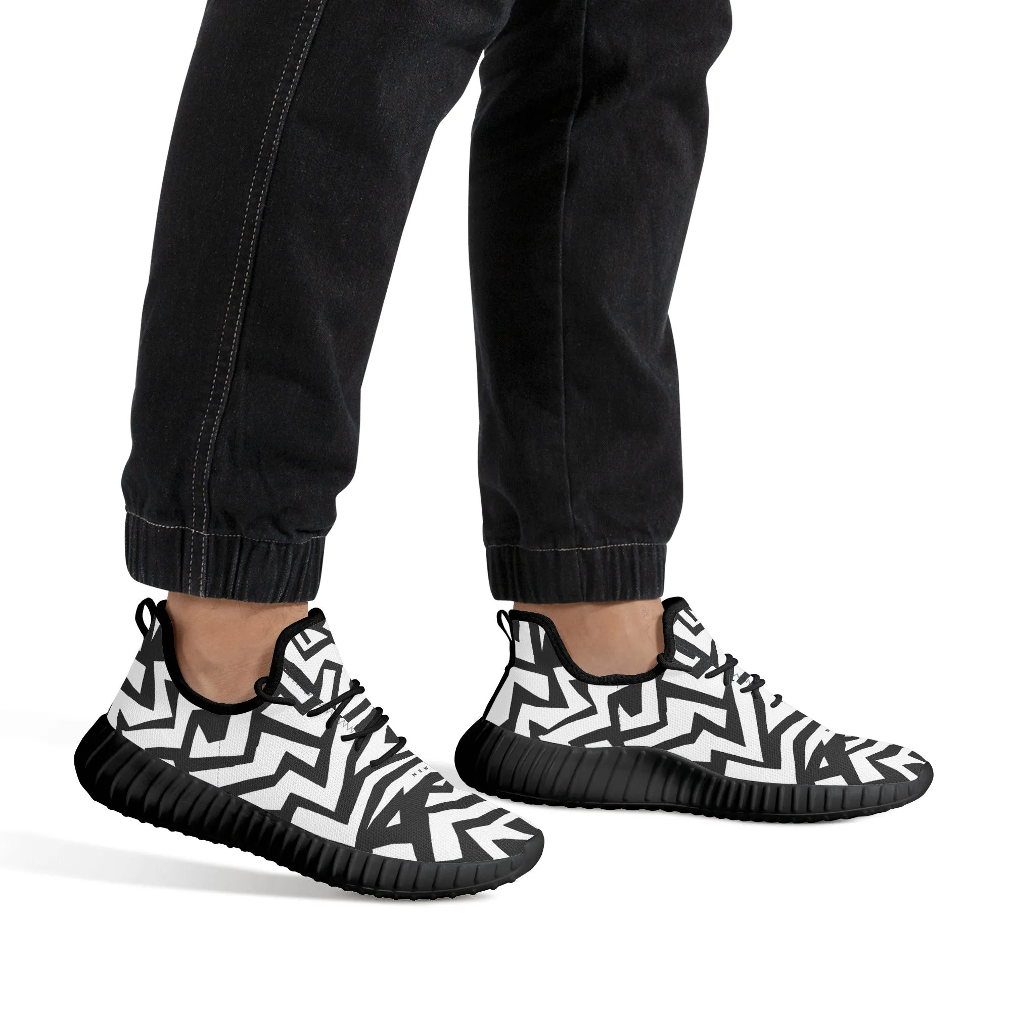 Camo-Flash Mens Mesh Knit Sneakers