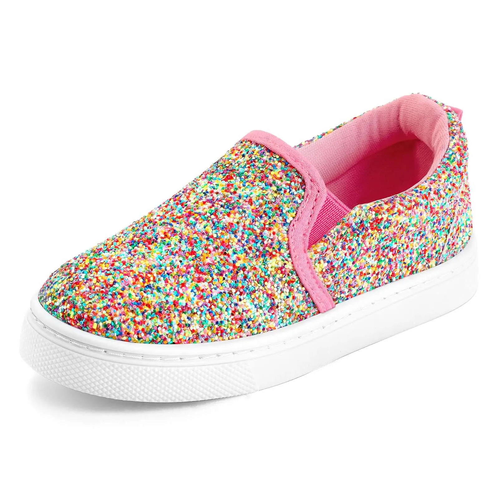 Candy Sequin Slip-On Canvas Shoes