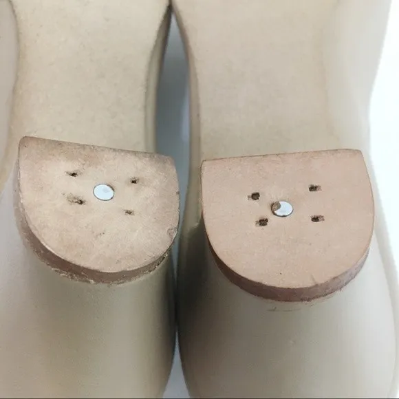 Capezio 459 Jr. Footlight Suede Sole Caramel Tan Character Dance Shoes Girl's 4