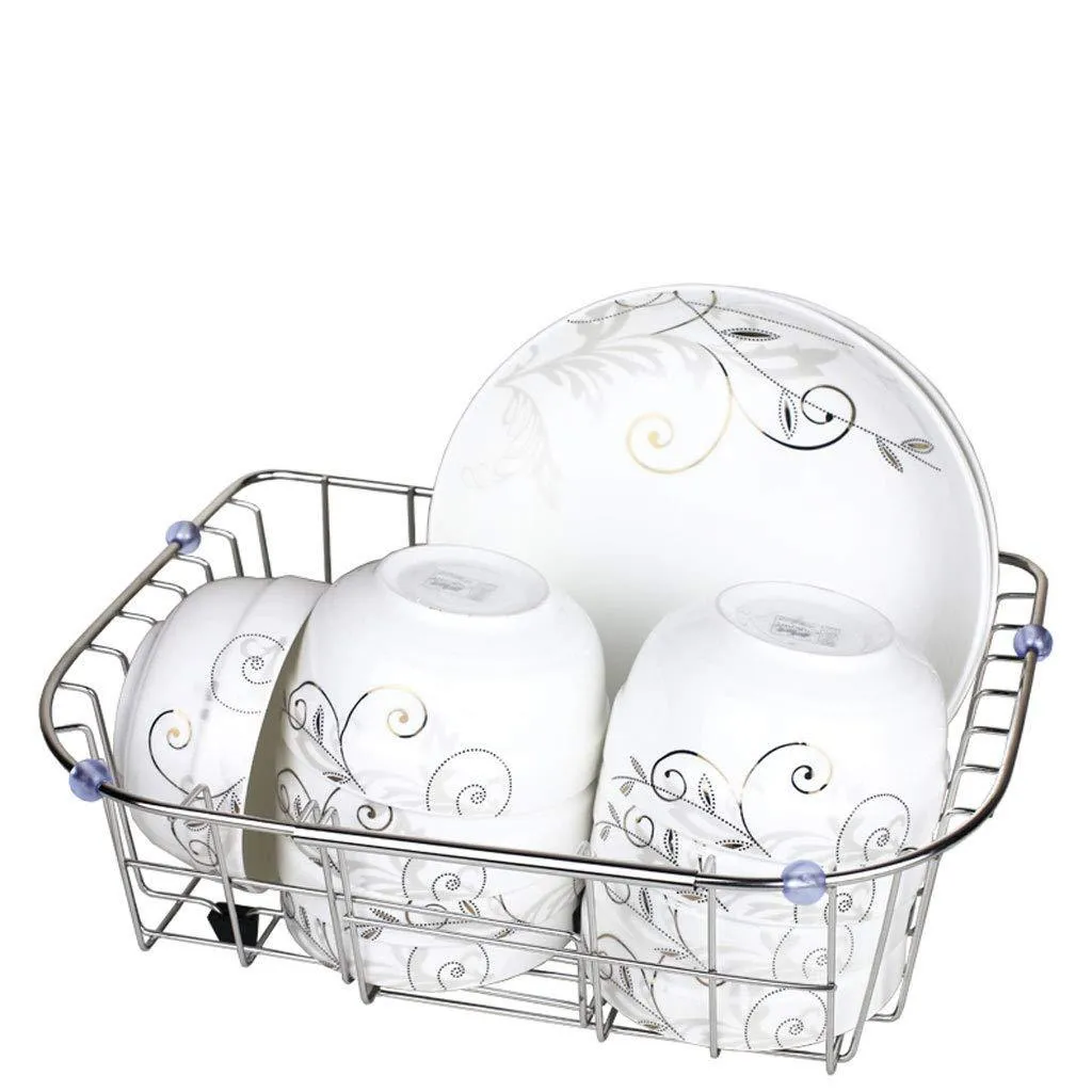 CCF Stainless Steel Sink Drain Dish Rack Retractable Dish Rack Kitchen Pool Storage Hanging Dish Rack Sink Rack CCFV