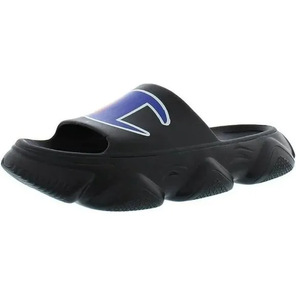 Champion Boys Meloso Squish SL Slipon Sandal Shoes CP101875Y Black Youth Size 6
