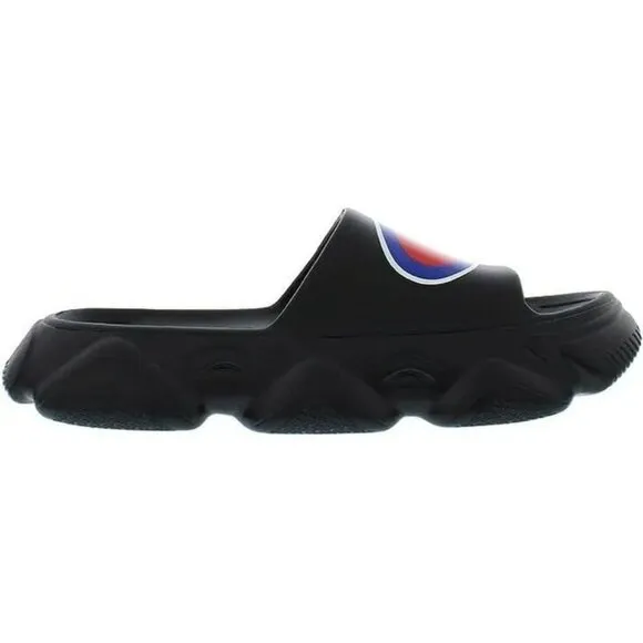 Champion Boys Meloso Squish SL Slipon Sandal Shoes CP101875Y Black Youth Size 6