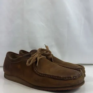 Clarks Shacre II Run Shoes Brown Leather  Mens Moccasin
