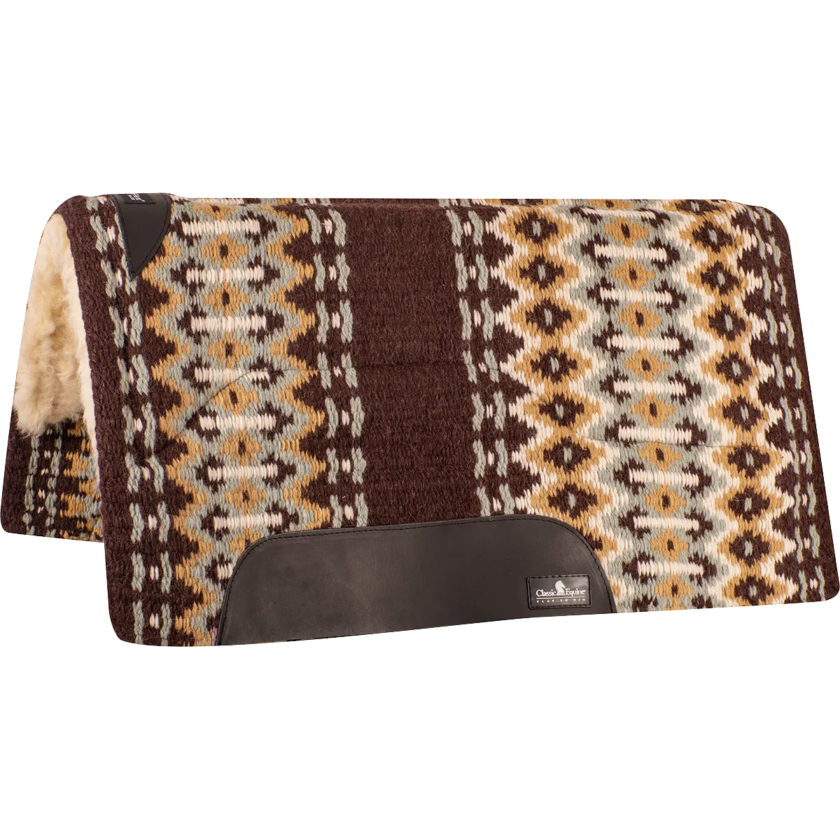 Classic Equine Sensorflex Wool Top Pad: 34"x38"