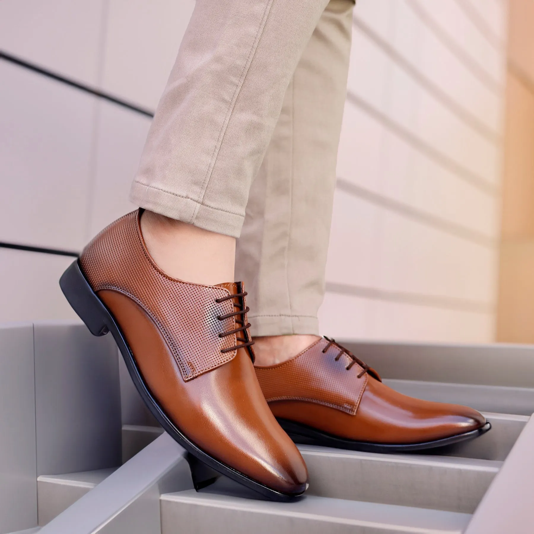 Classic Pattern Formal Office Wear Shoes -JonasParamount
