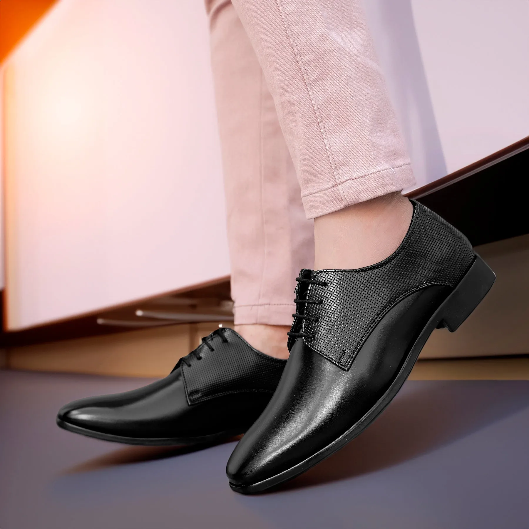 Classic Pattern Formal Office Wear Shoes -JonasParamount