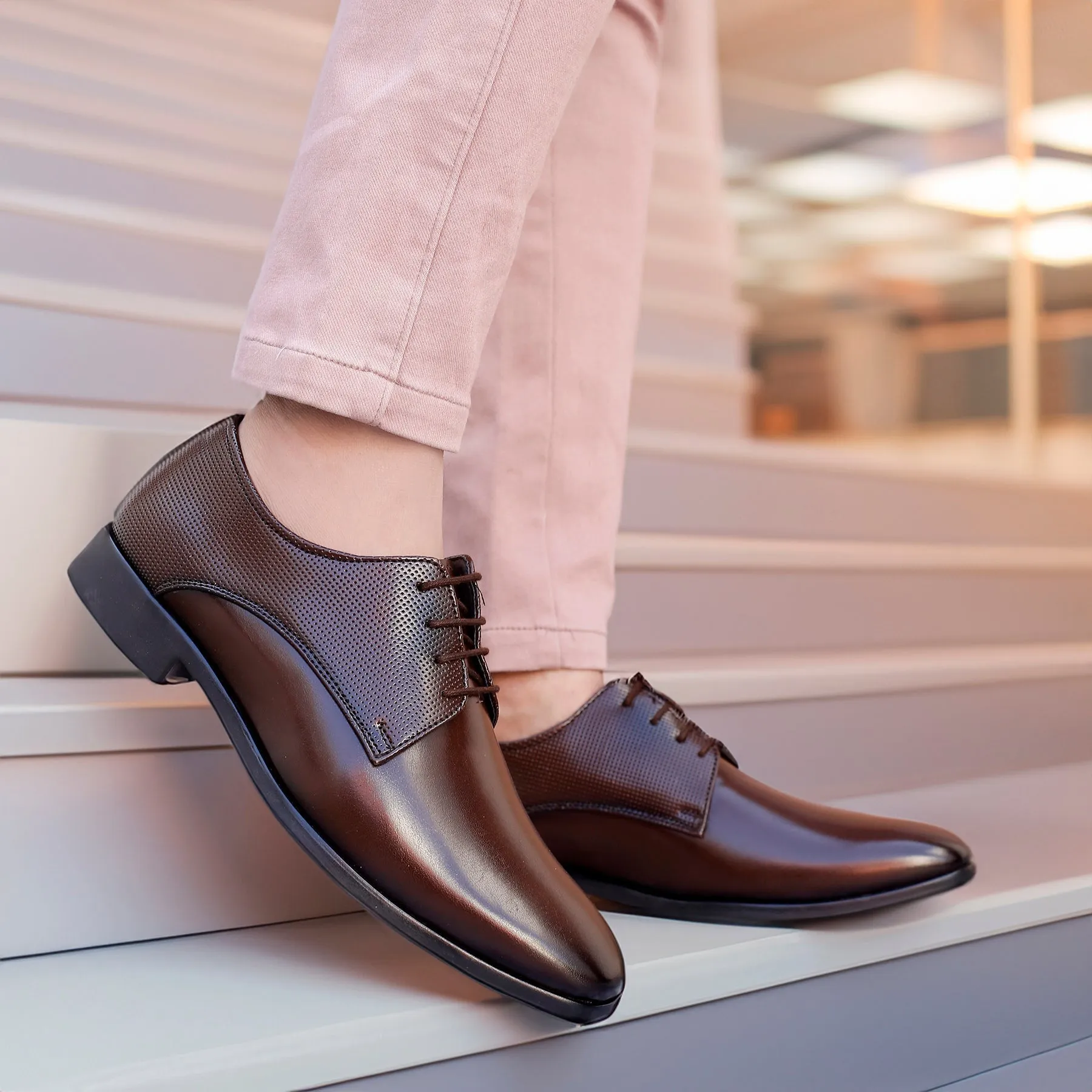 Classic Pattern Formal Office Wear Shoes -JonasParamount