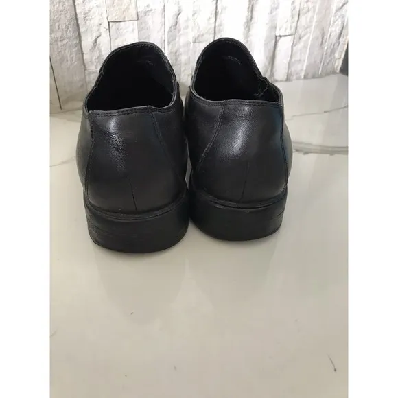 Cole Haan Mens Air Stylar Loafer Black Leather 9.5 M Dress Shoes Rts $99