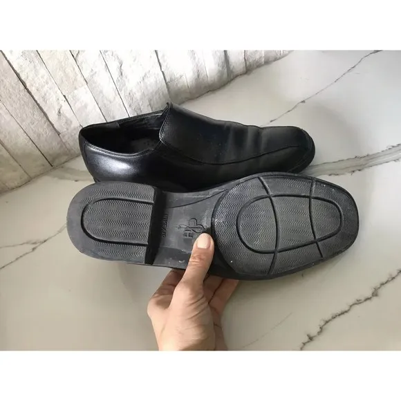 Cole Haan Mens Air Stylar Loafer Black Leather 9.5 M Dress Shoes Rts $99