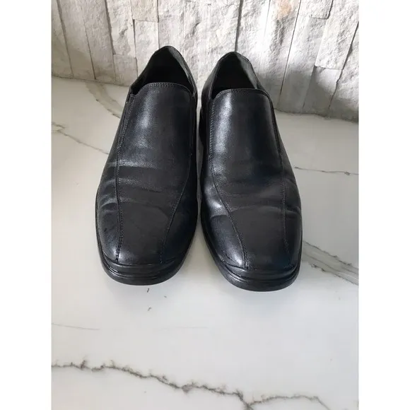 Cole Haan Mens Air Stylar Loafer Black Leather 9.5 M Dress Shoes Rts $99