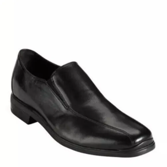 Cole Haan Mens Air Stylar Loafer Black Leather 9.5 M Dress Shoes Rts $99