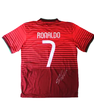 Cristiano Ronaldo Portugal National Team Signed Auto Nike Auth Jersey PSA/DNA