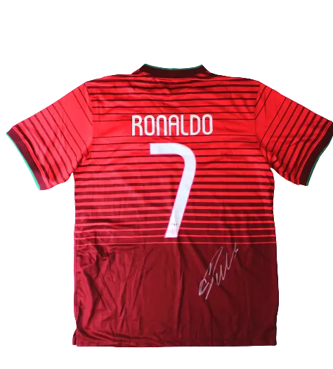 Cristiano Ronaldo Portugal National Team Signed Auto Nike Auth Jersey PSA/DNA