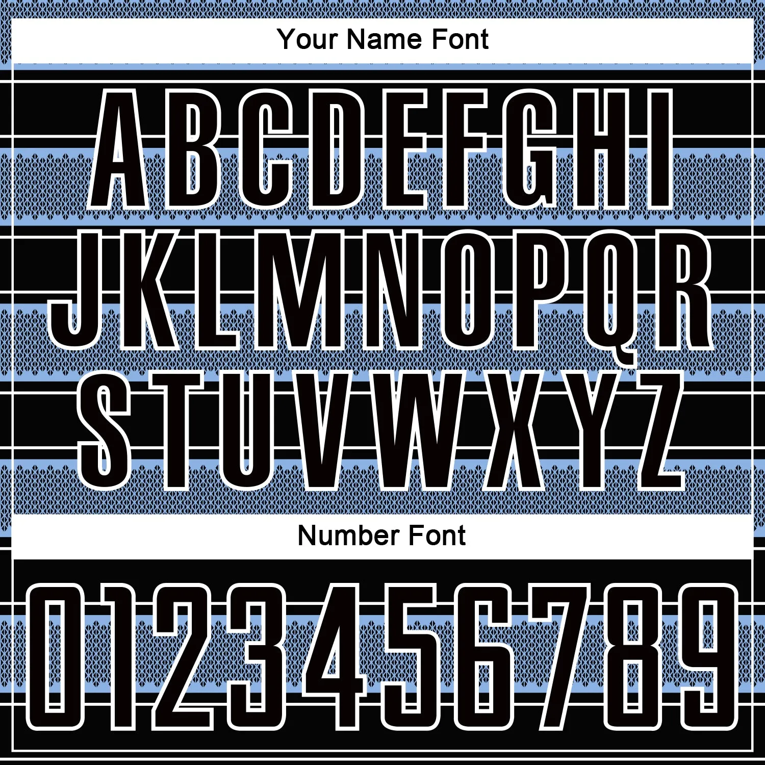 Custom Black Light Blue-White Geometric Shapes And Line Sublimation Soccer Uniform Jersey
